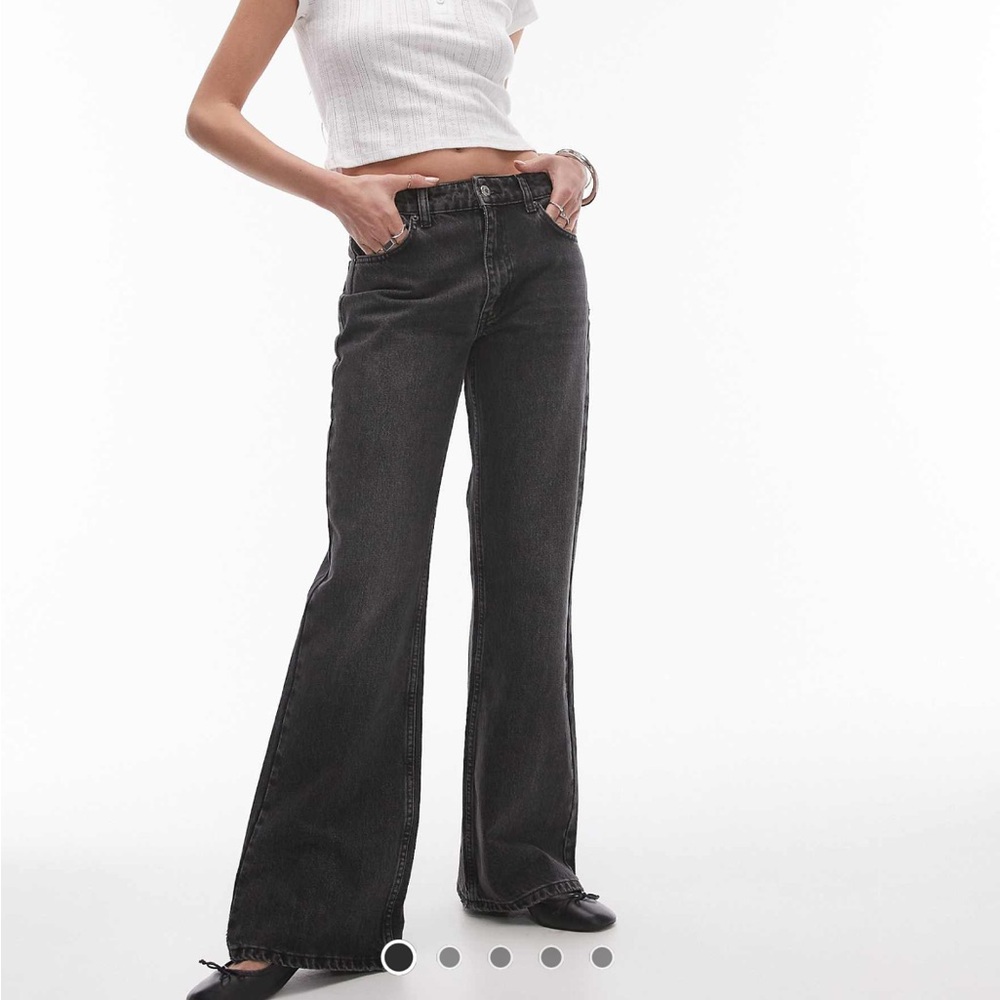 Topshop mid rise 90s flare jeans size 32